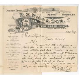 E S Wigg and Son - Adelaide - Textbook in Junior and Preliminary Examinations