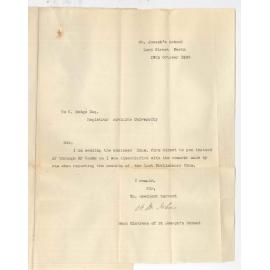 Loretto Convent - Wicklyffe Ladies College - St Josephs School - Perth - Complaint against action of Local Secretary in Publishing Preliminary results