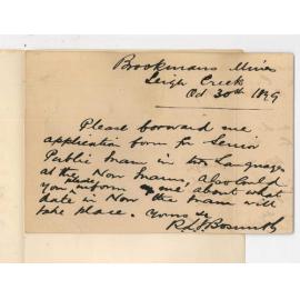 K L E Bosworth - Leigh Creek - Senior Public Examination