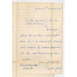 Aquila Monk - Goolwa - Preliminary Examination