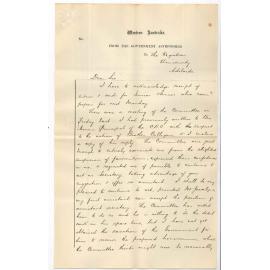 W Ernest Cooke - Honorary Secretary - Government Astronomer - Western Australia - Concerning publication of results of Local Examinations