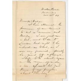 John Dalby BA - Medindie - Consenting to act as Examiner