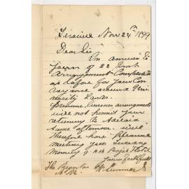 W Summers - Terowie - Arrangements completed for Registrar's visit to Terowie Lands