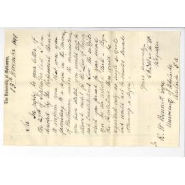 Richard William Bennett - Adelaide - Transfer LLB Course to University of Melbourne