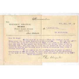 Frederic Chapple - Prince Alfred College - Angas Engineering Scholarship