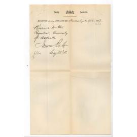 F A Jennings - Prince Alfred College - Unable to sit for Examination in Biology and Chemistry