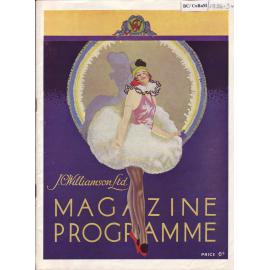 Colonel W. De Basil's Monte Carlo Russian Ballet Programme - Adelaide 1936-1937