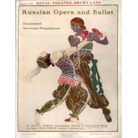 Russian Opera and Ballet Souvenir - Programme Cover, 1914
