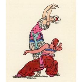 Ballets Russes - Scheherazade - Illustrations, 1919