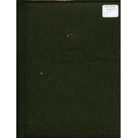 Back of photograph - Howard Florey in 15th century costume, c1908 (back)