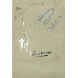 Howard Florey - Studio Portrait marked "Professor Florey" (back)