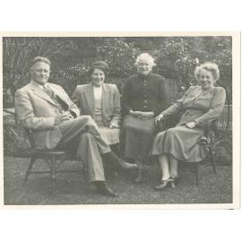 Howard Florey with Sisters Valetta, Hilda and Charlotte - Hawthorn, c1940s
