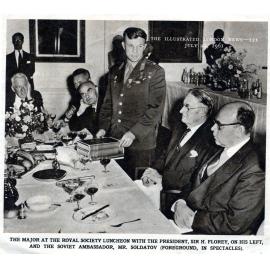 Howard Florey - Royal Society Luncheon Presentation - Major Yere Gagarin Cosmonaut