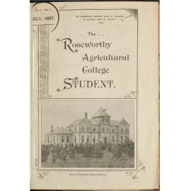 Roseworthy Student Vol 1 No 1  July 1897