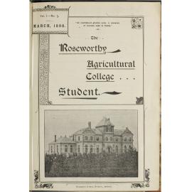 Roseworthy Student Vol 1 No 3 March 1898