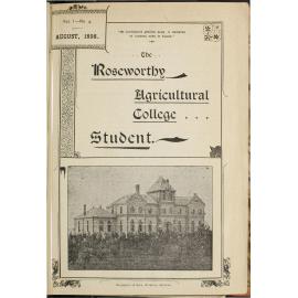 Roseworthy Student Vol 1 No 4 August 1898
