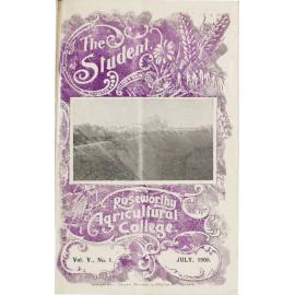 Roseworthy Student Vol 5 No 1 July 1905