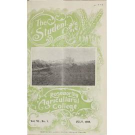 Roseworthy Student Vol 6 No 1 July 1906