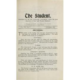 Roseworthy Student Vol 7 No 2 October 1907