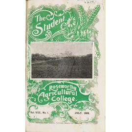 Roseworthy Student Vol 8 No 1 July 1908