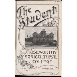 Roseworthy Student Vol 9 No 2 October 1909