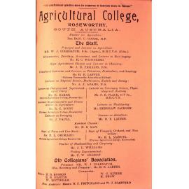 Roseworthy Student Vol 15 No 3 August 1915