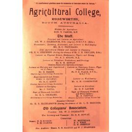 Roseworthy Student Vol 20 No 1 July 1920