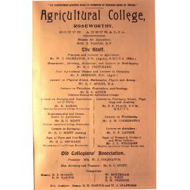 Roseworthy Student Vol 21 No 1 November 1922
