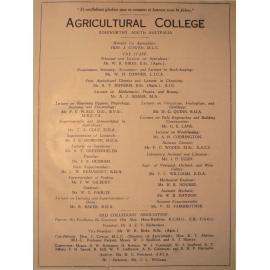 Roseworthy Student Vol 24 No 1 November 1928