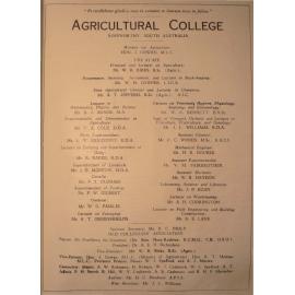 Roseworthy Student Vol 24 No 2 July 1929