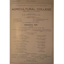 Roseworthy Student Vol 34 No1 1938