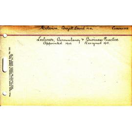 COLVIN, Bazett David