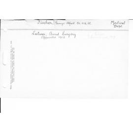 FISCHER, George Alfred