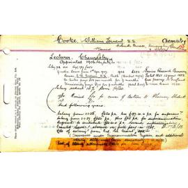 COOKE, William Ternent