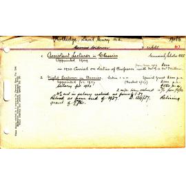 HOLLIDGE, David Henry