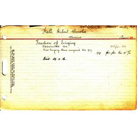 HALL, Hubert Winsloe