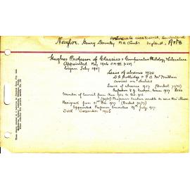 NAYLOR, Henry Darnley