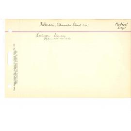 PATERSON, Alexander Stuart