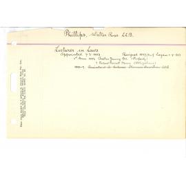PHILLIPS, Walter Ross