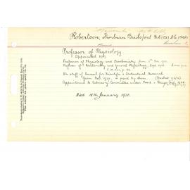 ROBERTSON, Thorburn Brailsford