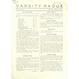 Varsity Ragge Volume 1 No 2 1928