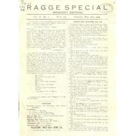 Varsity Ragge Volume 2 No 2 1929