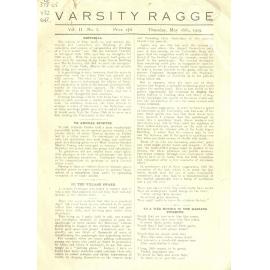 Varsity Ragge Volume 2 No 3 1929