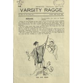 Varsity Ragge Volume 3 No 18 1930