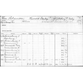 ADAMSON, Harold Stanley