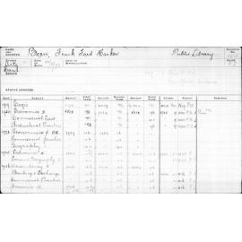 BORN, Frank Ford Harken