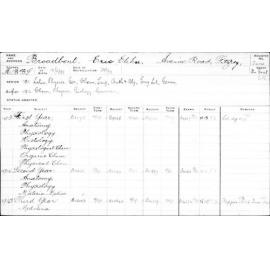 BROADBENT, Eric Elihu