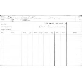 BARNES, Joseph Thomas