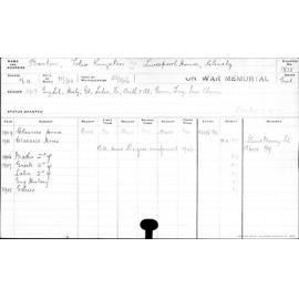 BARTON, Felix Kingston