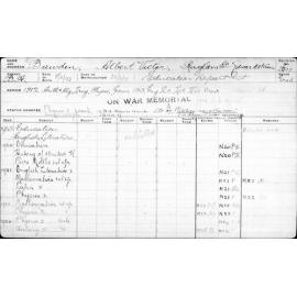 BAWDEN, Albert Victor